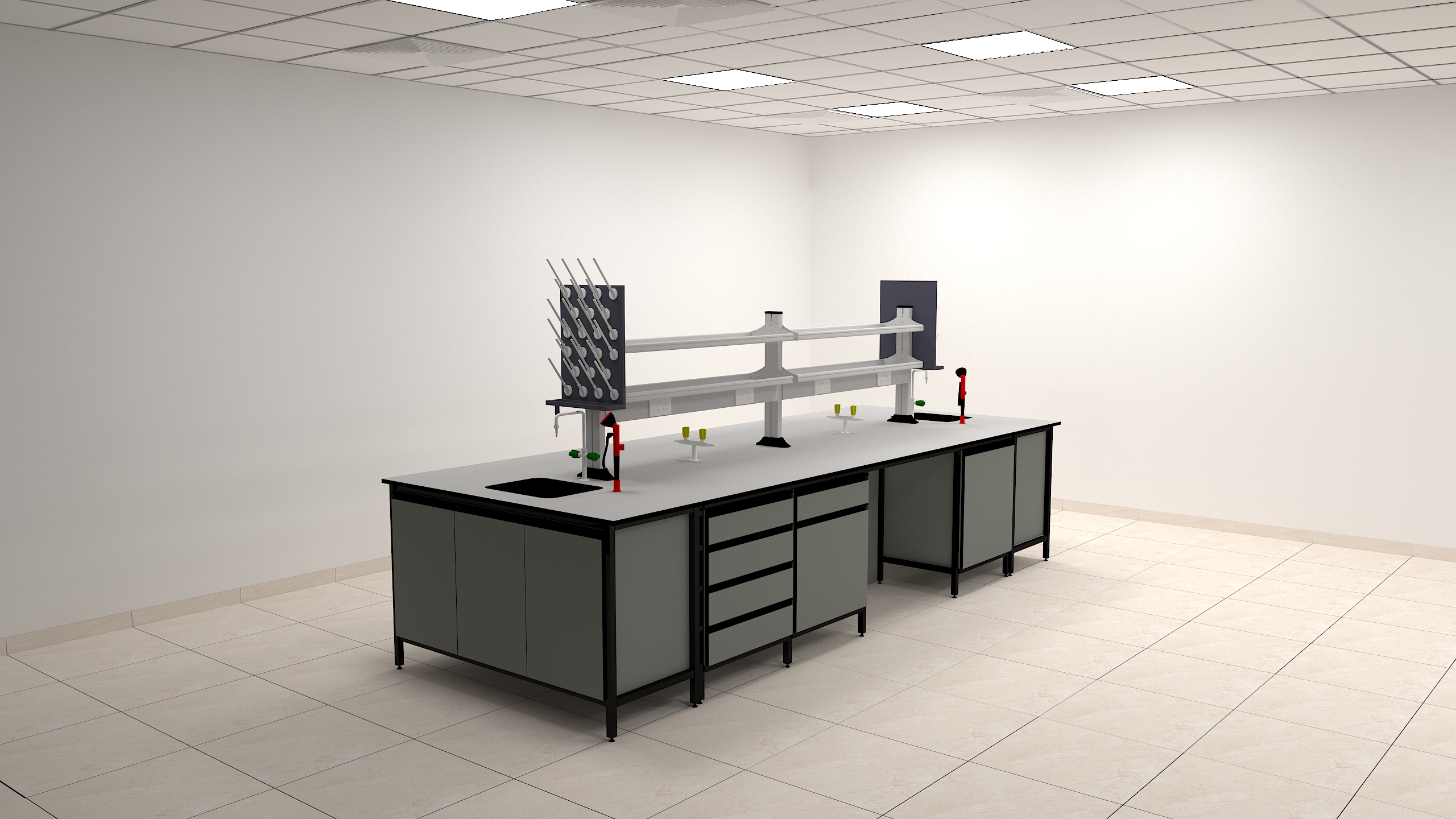 Laboratory work bench supplier dubai uae